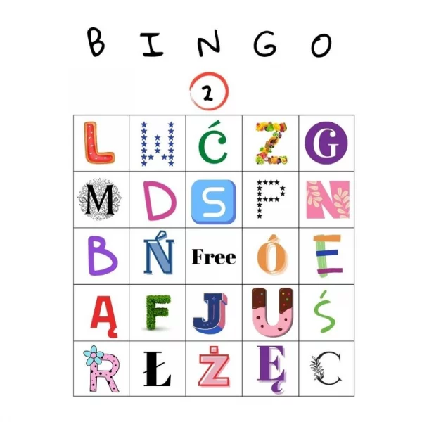 Bingo alfabet 2