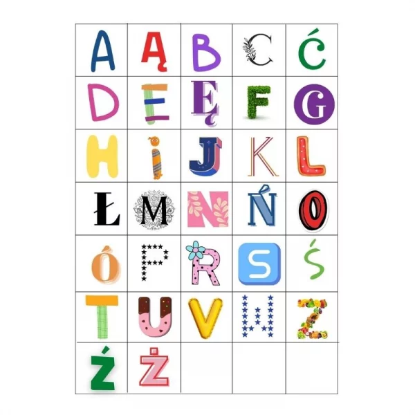 Bingo alfabet all